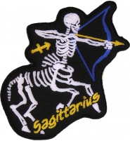 Sagittarius Skull Zodiac Sign Patch