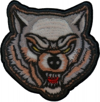 Scary Wolf Iron on Patch