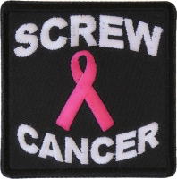 Screw Cancer Patch | Embroidered Patches