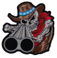Shotgun Willy Skull Patch Small | Skull Patches