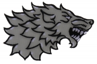 Sideways Wolf Patch