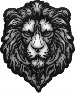 Silver Lion Patch