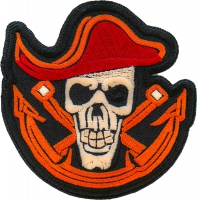 Skull Pirate Mate Patch Embroidered