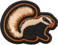 Skunk Patch Embroidered