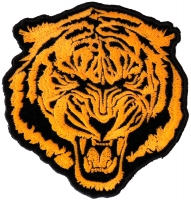Small Orange Baron Tiger Patch | Embroidered Patches