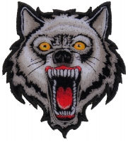 Small Wolf Patch | Embroidered Patches
