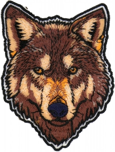 Staring Wolf Patch Staring Wolf Patch