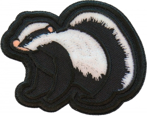 Stinky Skunk Patch Embroidered Stinky Skunk Patch Embroidered
