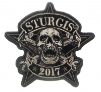 Sturgis 2017 Patch Skull Star Sturgis 2017 Patch Skull Star