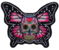 Sugar Skull Butterfly Patch