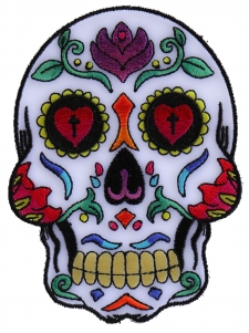 Sugar Skull White Patch Sugar Skull White Patch