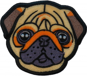 Sweet Pug Iron on Patch Sweet Pug Iron on Patch