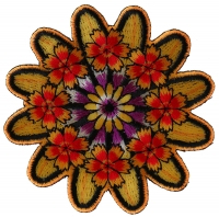 Symmetric Flowers Patch Symmetric Flowers Patch