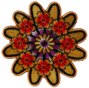 Symmetric Flowers Patch