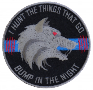 Thin Blue Line Bump In The Night Wolf Patch | Embroidered Patches Thin Blue Line Bump In The Night Wolf Patch | Embroidered Patches