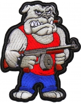 Tommy Gun Bulldog Patch
