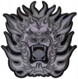 Tribal Lion Large Patch | Embroidered Patches