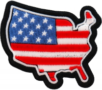 USA Patriotic Patch Embroidered