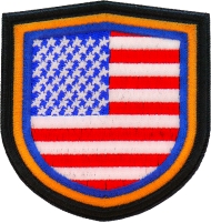 USA Shield Patch Embroidered