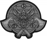 Viking Dragon and Axes Patch