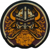 Viking Warrior Iron on Patch