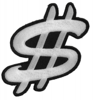 Dollar Sign Patch | Embroidered Patches