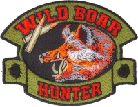 Wild Boar Hunter Patch | Embroidered Patches