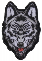 Wolf Small Iron on Patch