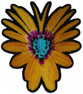 Yellow Flower Butterfly Patch
