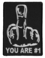 You Are No 1 Middle Finger Patch | Embroidered Patches