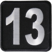 13 Patch Black and White Square 13 Patch Black and White Square