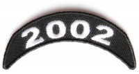 2002 Upper Rocker Patch In Black White