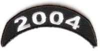 2004 Upper Rocker Patch In Black White