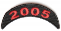 2005 Upper Year Rocker Patch In Red