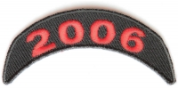 2006 Upper Year Rocker Patch In Red