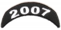 2007 Upper Rocker Patch In Black White