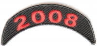 2008 Upper Year Rocker Patch In Red