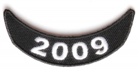 2009 Lower Rocker Patch In Black White