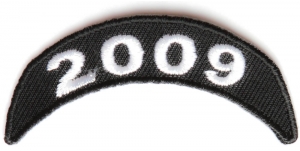 2009 Upper Rocker Patch In Black White
