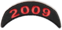 2009 Upper Year Rocker Patch In Red