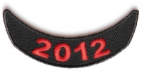 2012 Lower Rocker Patch In Red