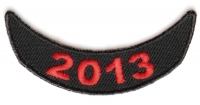 2013 Lower Rocker Patch In Red