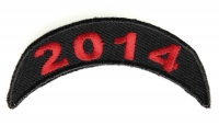 2014 Top Rocker Patch In Red 2014 Top Rocker Patch In Red