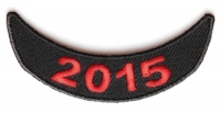 2015 Red Lower Rocker Patch 2015 Red Lower Rocker Patch