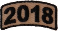 2018 Patch in Brown 2018 Patch in Brown