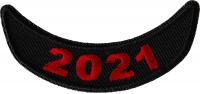 2021 Year Rocker Patch Lower Red 2021 Year Rocker Patch Lower Red