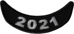 2021 Year Rocker Patch Lower White