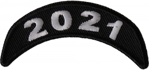 2021 Year Rocker Patch Upper White 2021 Year Rocker Patch Upper White
