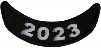 2023 Year Patch Lower Rocker White 2023 Year Patch Lower Rocker White
