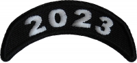 2023 Year Patch Upper Rocker White 2023 Year Patch Upper Rocker White